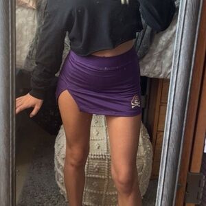 ECU Purple Tennis Skirt